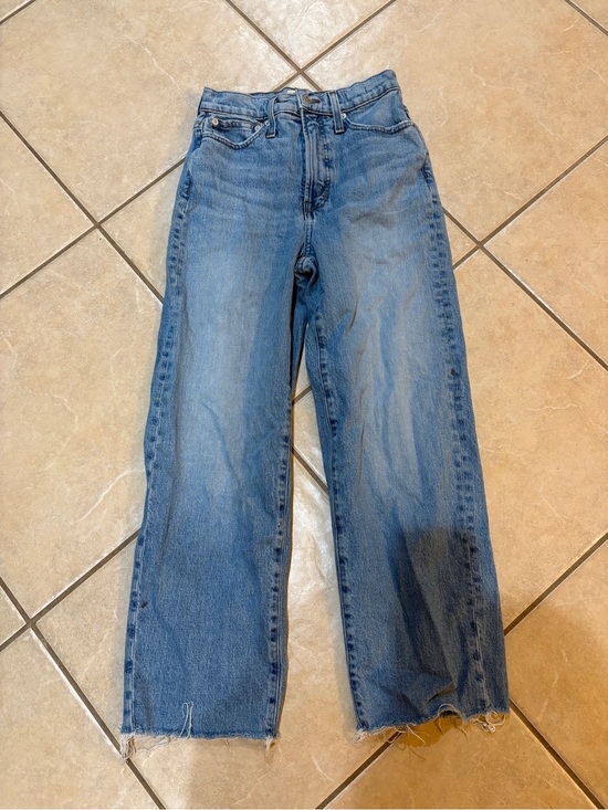 Madewell Denim - Madewell Perfect Vintage Wide Leg Crop Jean Waist 25